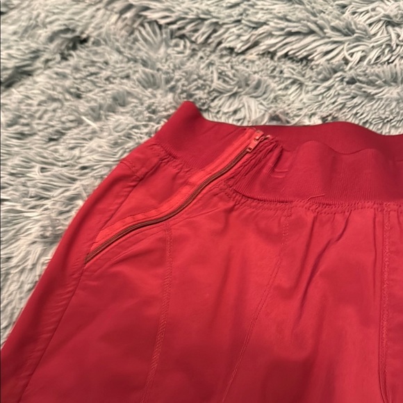 Maroon Scrub Set Cherokee infinity medium top and large bottom jogggers - Picture 5 of 7